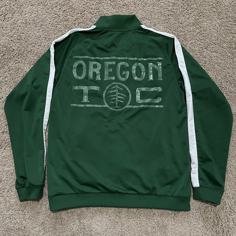 VTG Oregon Team of Champions Nike Jacket Mens Large Green‎ Cascadia Douglas Fir